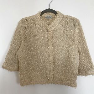 Vintage Cropped Cardigan